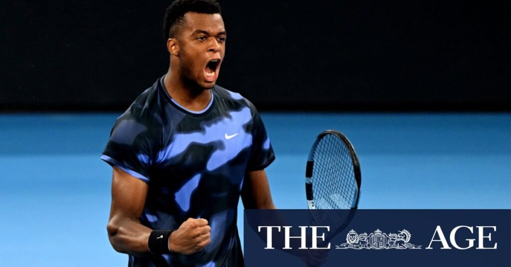 Nick Kyrgios comeback stalls against French sensation Giovanni Mpetshi Perricard Nick Kyrgios comeback stalls against French sensation Giovanni Mpetshi Perricard
