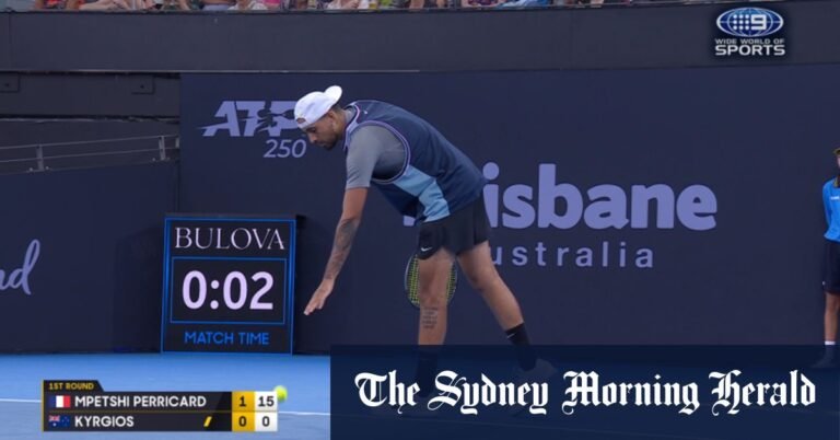 Nick Kyrgios v Giovanni Mpetshi Perricard