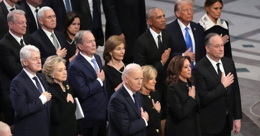 Opinion | Five Presidents and a Funeral Opinion | Five Presidents and a Funeral