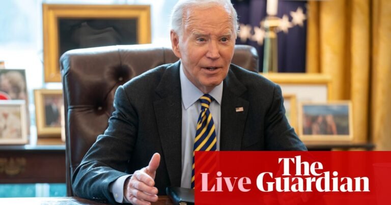 Joe Biden to deliver his final address to the nation before leaving office – live updates | Joe Biden