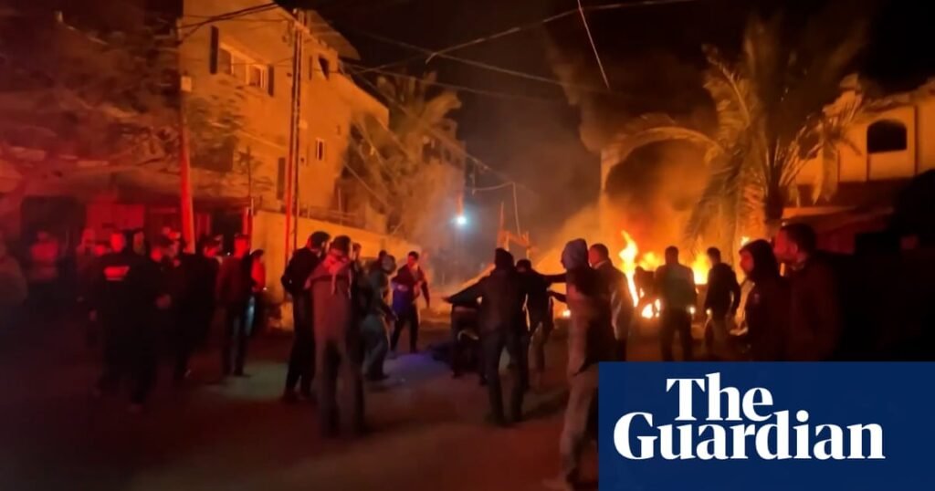 Tents burn after Israel strikes Gaza hours after ceasefire announced – video | Israel-Gaza war Tents burn after Israel strikes Gaza hours after ceasefire announced – video | Israel-Gaza war