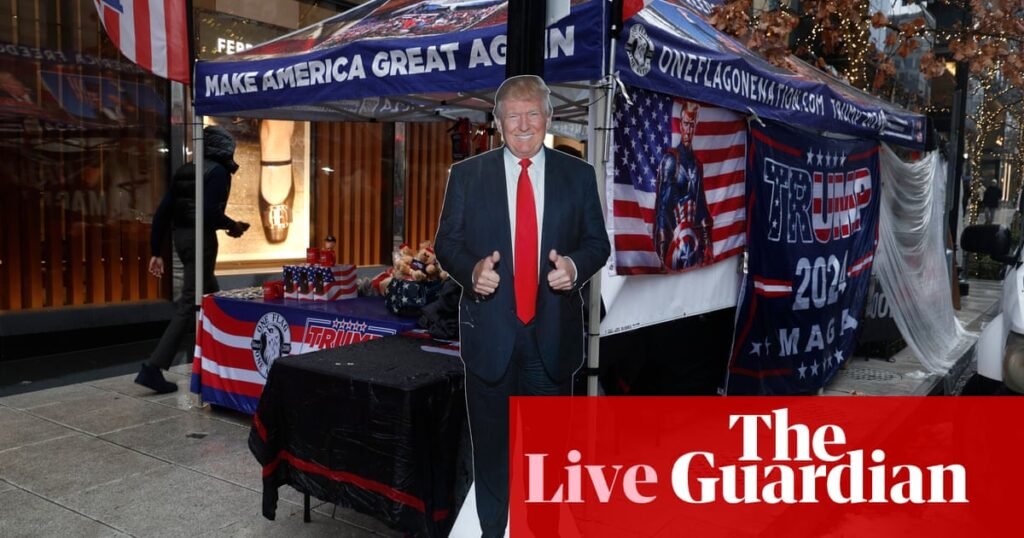 Trump inauguration live updates: president-elect prepares to take oath of office | US news
