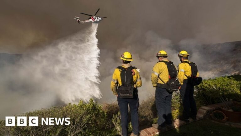 LA firefighters desperately try to contain monster Palisades fire