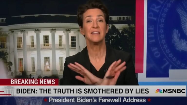 Rachel Maddow Says Biden’s Farewell Warning of Looming Oligarchy ‘Put a Chill Down My Spine’ Because ‘He’s Correct’
