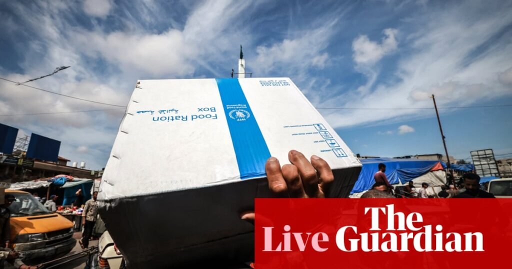 Middle East crisis: Israeli forces ‘fired on World Food Programme convoy in Gaza’ – as it happened | Israel