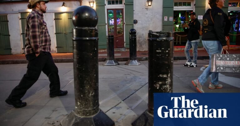 New Orleans chose ease over safety with street barriers rated for 10mph attacks – report | New Orleans truck attack