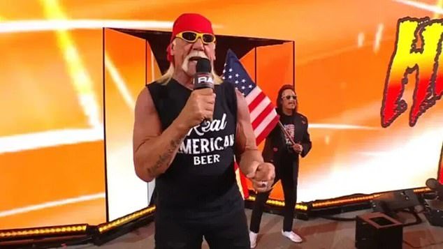 WWE fans boo Hulk Hogan out the building during Netflix debut as the wrestling legend is left visibly shocked and struggling to deliver his promo