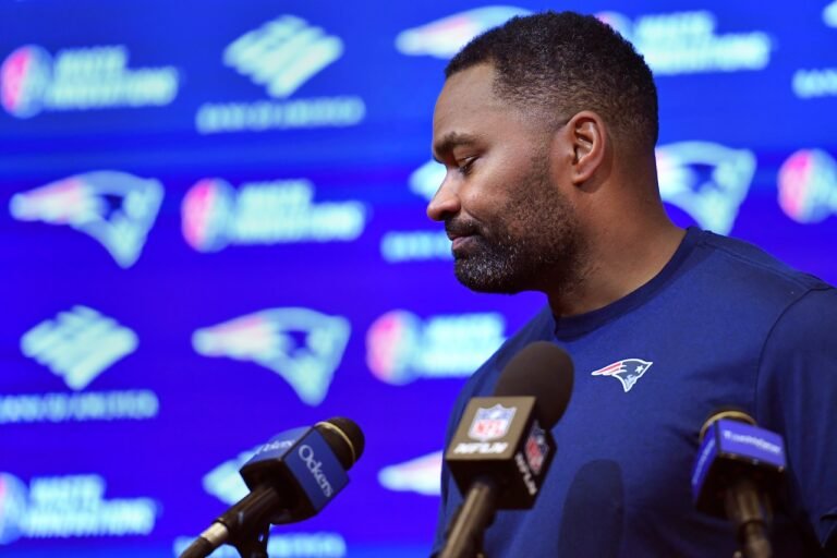 Jerod Mayo’s wife claims ‘fake stories’ are rampant since coach’s firing