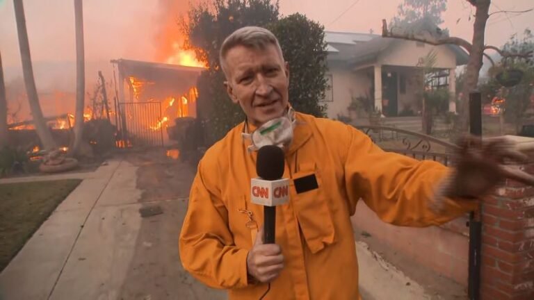 Anderson Cooper walks through neighborhood impacted by California fire