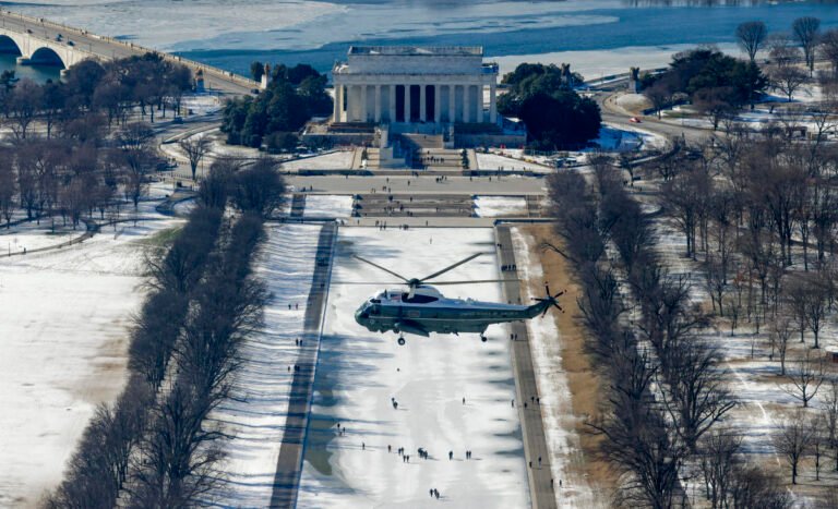 Biden leaves office and Washington after 50 years but says ‘we’re not leaving the fight’