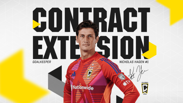 Columbus Crew sign goalkeeper Nicholas Hagen to multi-year contract extension 