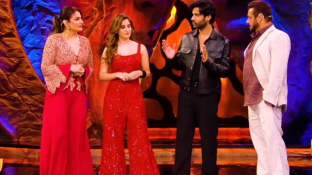 Bigg Boss 18: Raveena Tandon, Rasha Thadani, Aaman Devgan promote Azaad on Weekend Ka Vaar Bigg Boss 18: Raveena Tandon, Rasha Thadani, Aaman Devgan promote Azaad on Weekend Ka Vaar