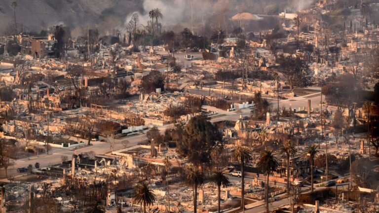 Palisades, Eaton remain massive, false alerts sent : NPR