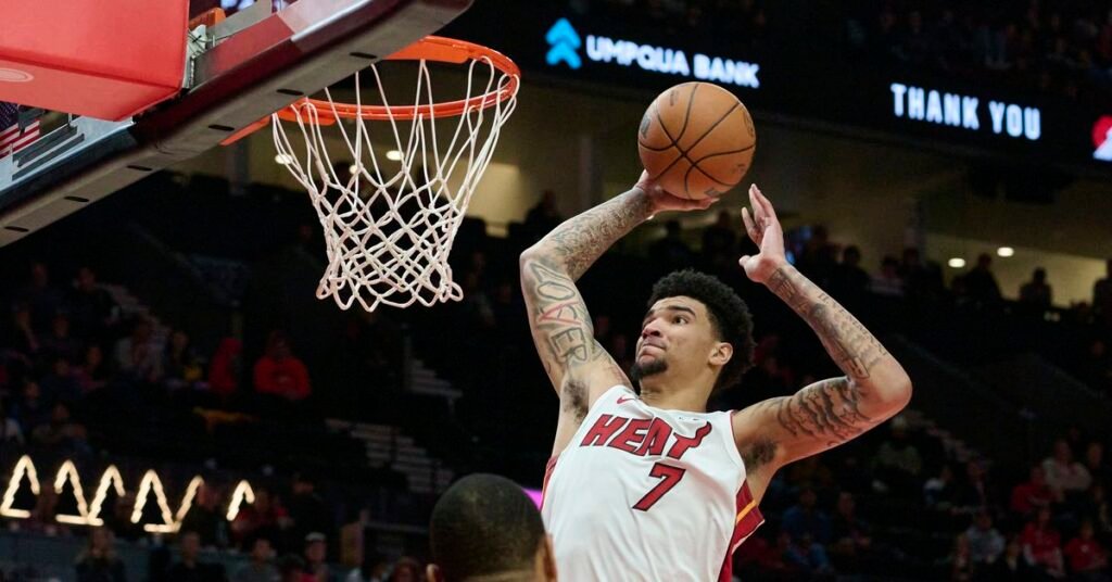 Blazers Battle Hard, Lose to Heat Blazers Battle Hard, Lose to Heat