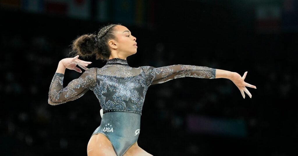 How U.S. gymnast Hezly Rivera turned around her season to win gold at Paris 2024 How U.S. gymnast Hezly Rivera turned around her season to win gold at Paris 2024