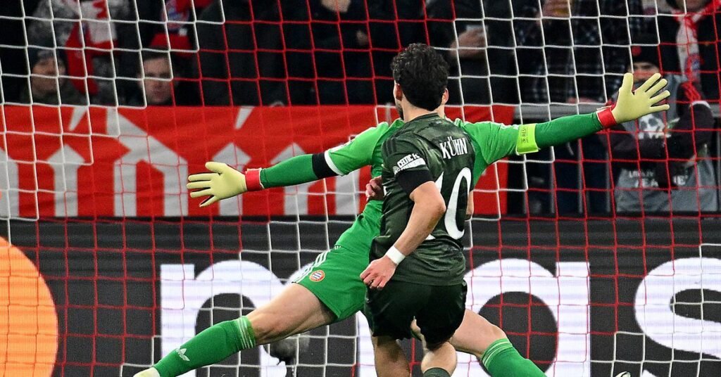 Nicolas Kühn almost sunk old team during Celtic’s 1-1 draw with Bayern Munich in the Champions League