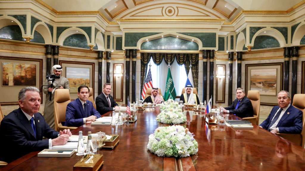 Without Ukrainian officials present, U.S. and Russia meet to discuss ending war