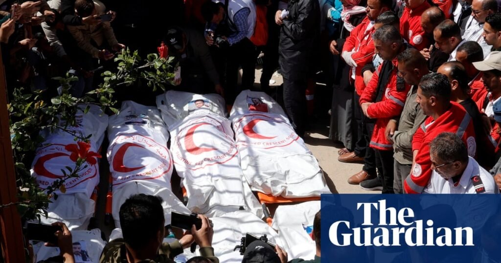 Israel killed 15 Palestinian paramedics and rescue workers one by one, says UN | Israel-Gaza war