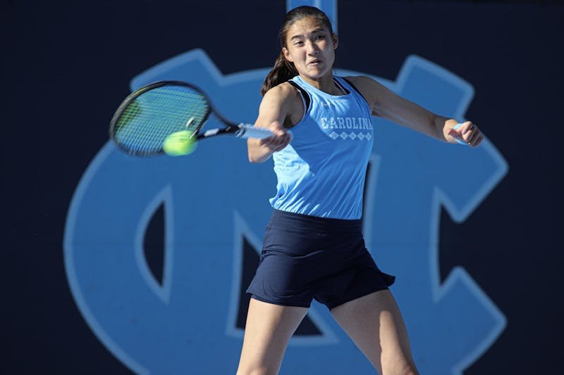 No. 4 UNC women’s tennis comes up short against No. 9 Duke –