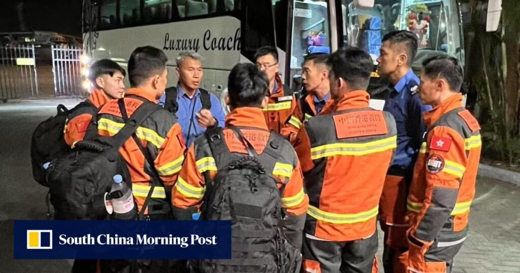 Hong Kong rescue team set to begin work in quake-hit Myanmar Hong Kong rescue team set to begin work in quake-hit Myanmar