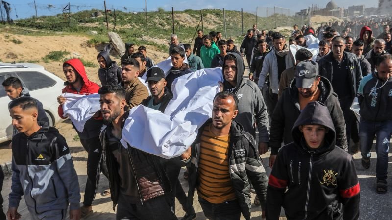 Deadly Israeli strikes mar Gaza Eid celebrations as Netanyahu says pressure on Hamas is ‘working’