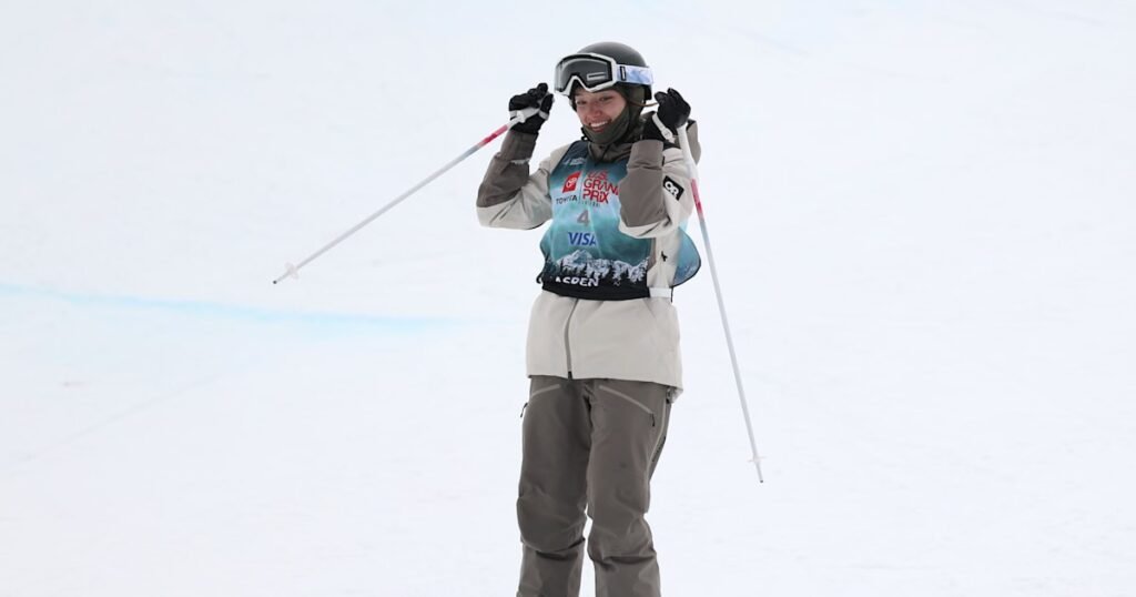 Zoe Atkin wins first women’s freeski halfpipe world title to complete medal set