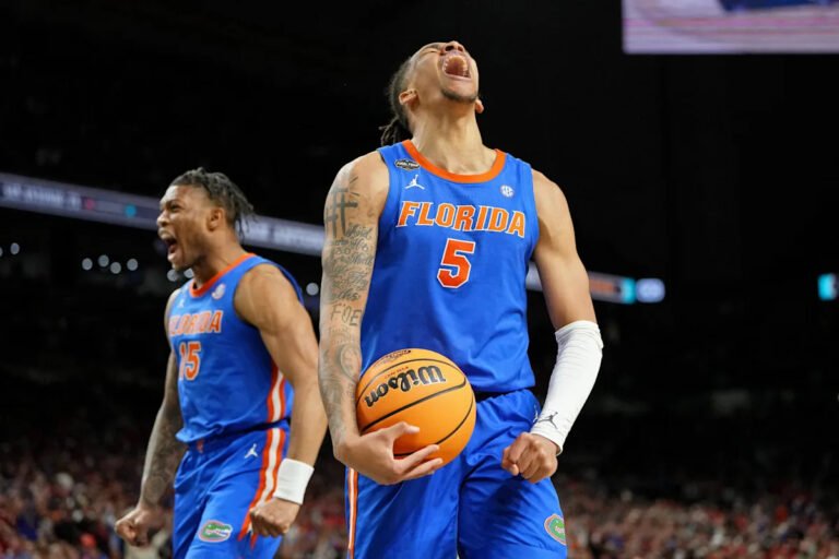 NCAA championship: Florida stuns Houston with late rally to secure program’s third national title