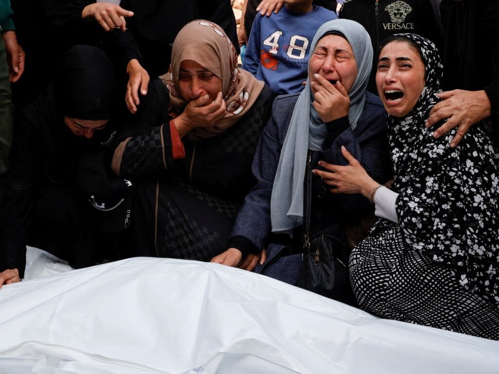 Israel kills 59 in Gaza; Trump, Netanyahu discuss displacing Palestinians