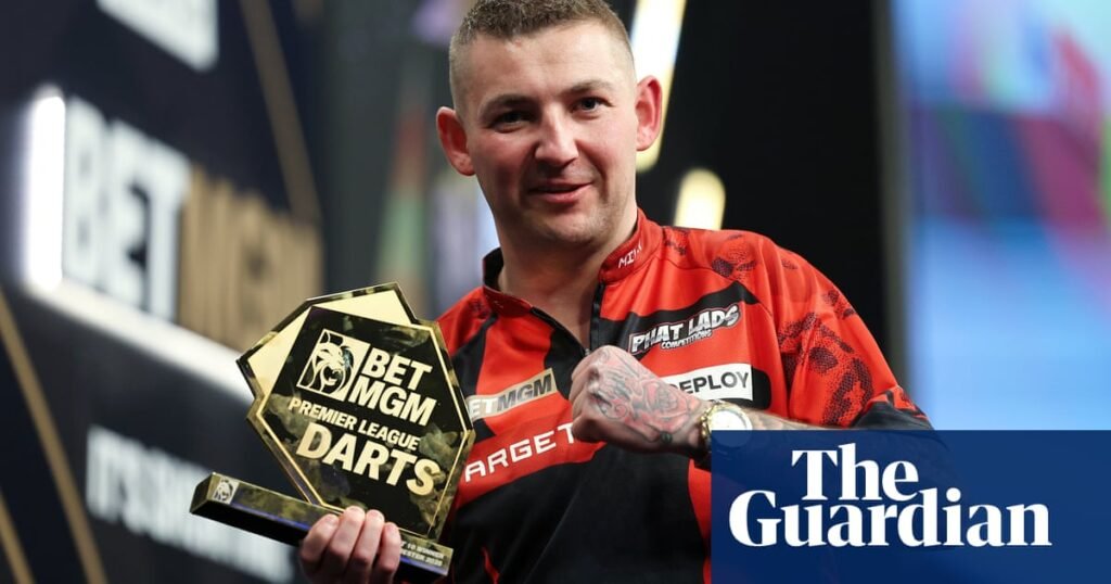 Nathan Aspinall fights back for home Premier League win over Humphries | Darts Nathan Aspinall fights back for home Premier League win over Humphries | Darts