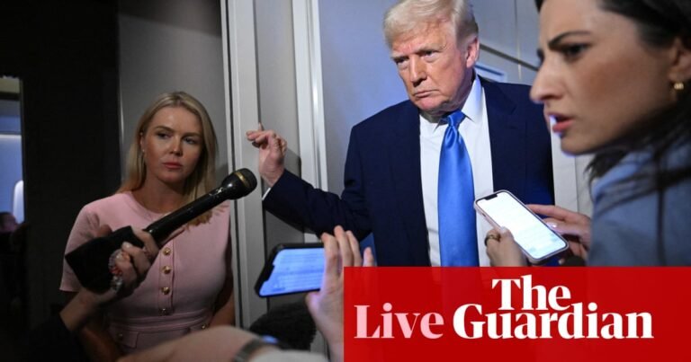 Donald Trump says foreign governments would have to pay ‘a lot of money’ to lift sweeping tariffs – US politics live | Donald Trump