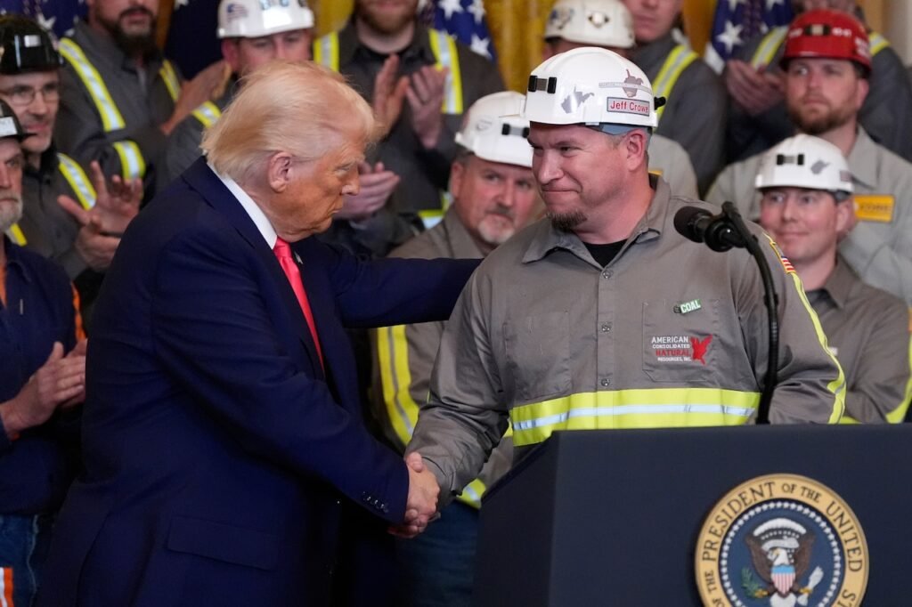 Trump signs executive orders to revive coal industry as its power declines in Ohio