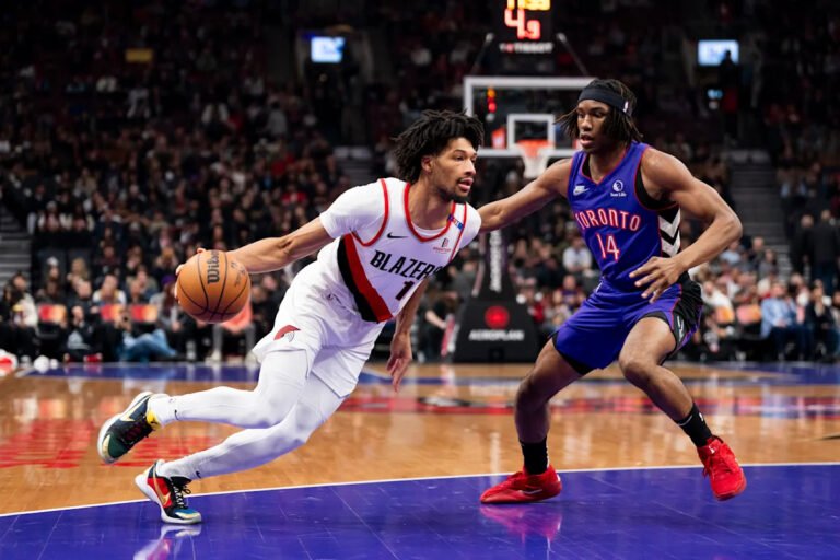 Shaedon Sharpe scores 36 as Trail Blazers keep postseason hope alive with a 112-103 win over Raptors Shaedon Sharpe scores 36 as Trail Blazers keep postseason hope alive with a 112-103 win over Raptors