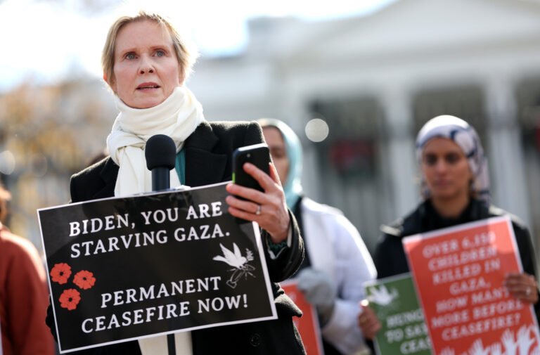 Cynthia Nixon Responds to ‘And Just Like That’ ‘Palestinian’ Shirt Backlash