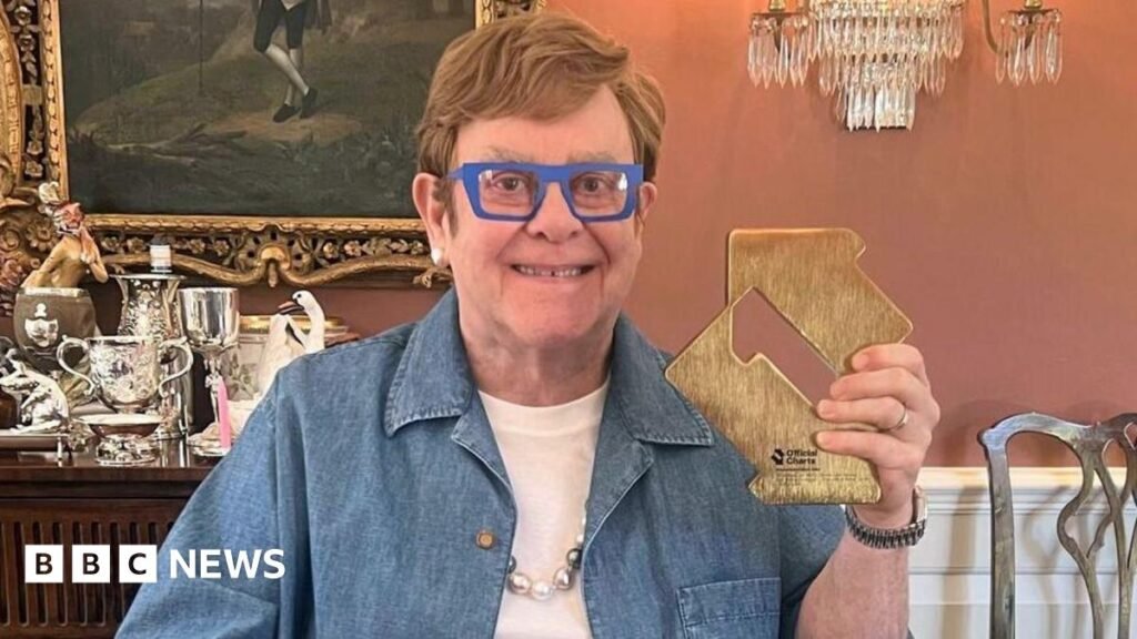 Sir Elton John celebrates ‘extraordinary’ 10th UK number one album Sir Elton John celebrates ‘extraordinary’ 10th UK number one album