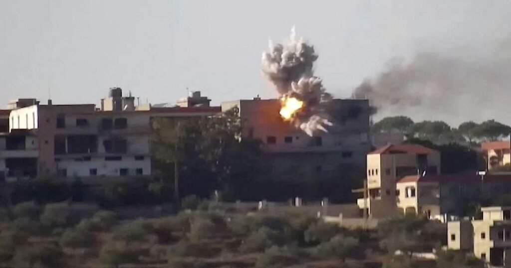 Israel’s military says it struck Beirut’s suburbs