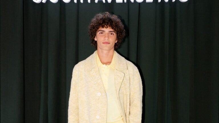 Matthew McConaughey’s Son Levi Pops in Lacoste Look for Store Opening