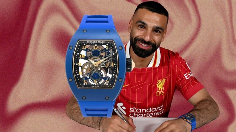 Mo Salah celebrates his new Liverpool contract with a GOAT-level Richard Mille flex