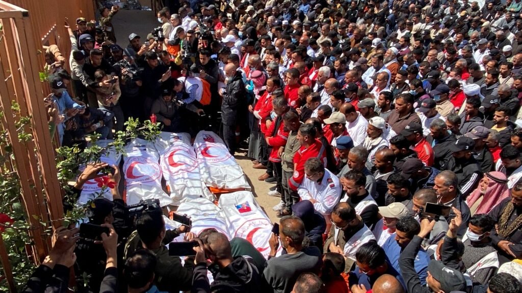 Father demands protection after Gaza aid workers’ deaths | World News Father demands protection after Gaza aid workers’ deaths | World News